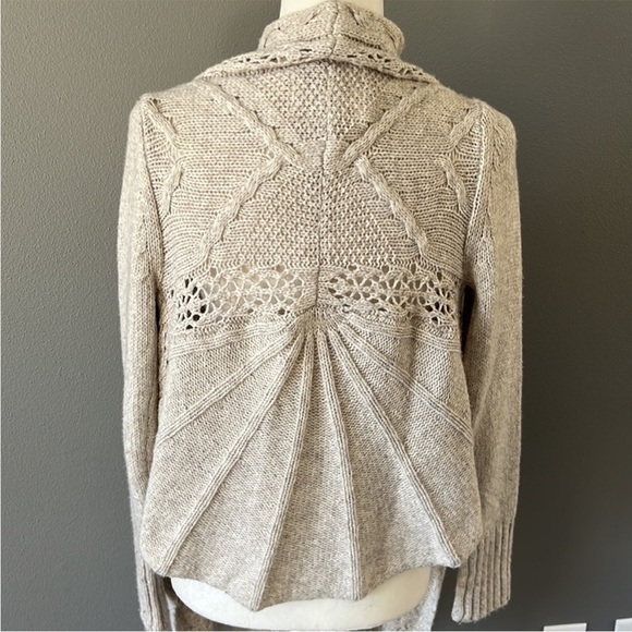 Anthropologie Angel Of The North Anais Wool Blend Cardigan Sweater - Picture 7 of 12